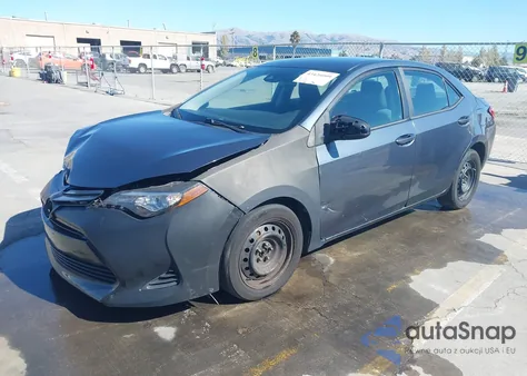 2019 Toyota Corolla Le из США, поврежденный, VIN 2T1BURHE6KC230524